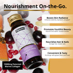 Sipnutri Diamond Liquid Collagen Drink, Grape Flavor, 15000mg Hydrolyzed Marine Fish Collagen, 3 Boxes/30 Bottles