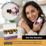 Sipnutri Diamond Liquid Collagen Drink, Grape Flavor, 15000mg Hydrolyzed Marine Fish Collagen, 3 Boxes/30 Bottles